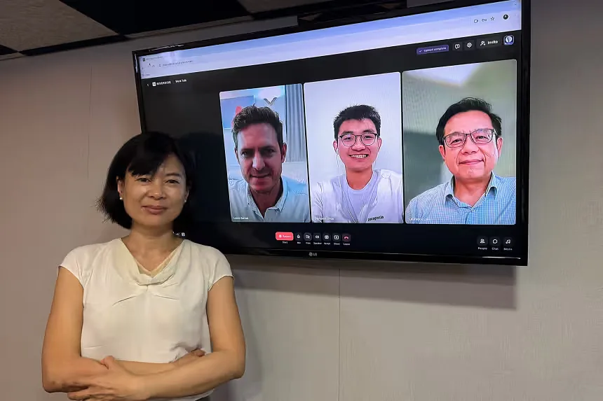 Straits Times podcast on generative AI, featuring Davidson Chua